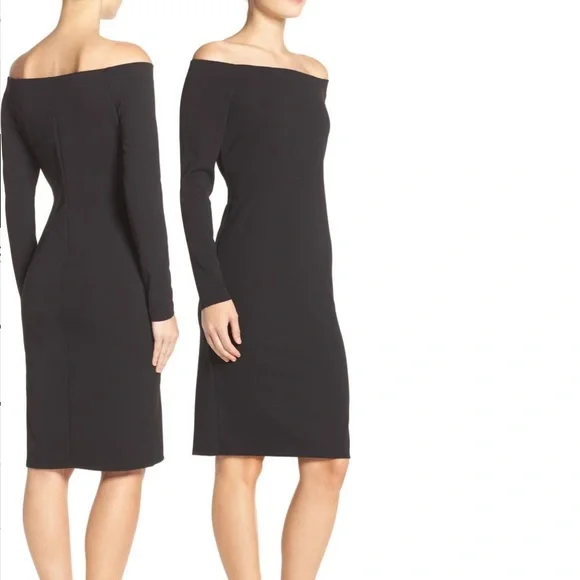 Eliza J | Dresses | Eliza J Off The Shoulder Scuba Sheath Dress | Poshmark Eliza J | Dresses | Eliza J Off The Shoulder Scuba Sheath Dress | Poshmark